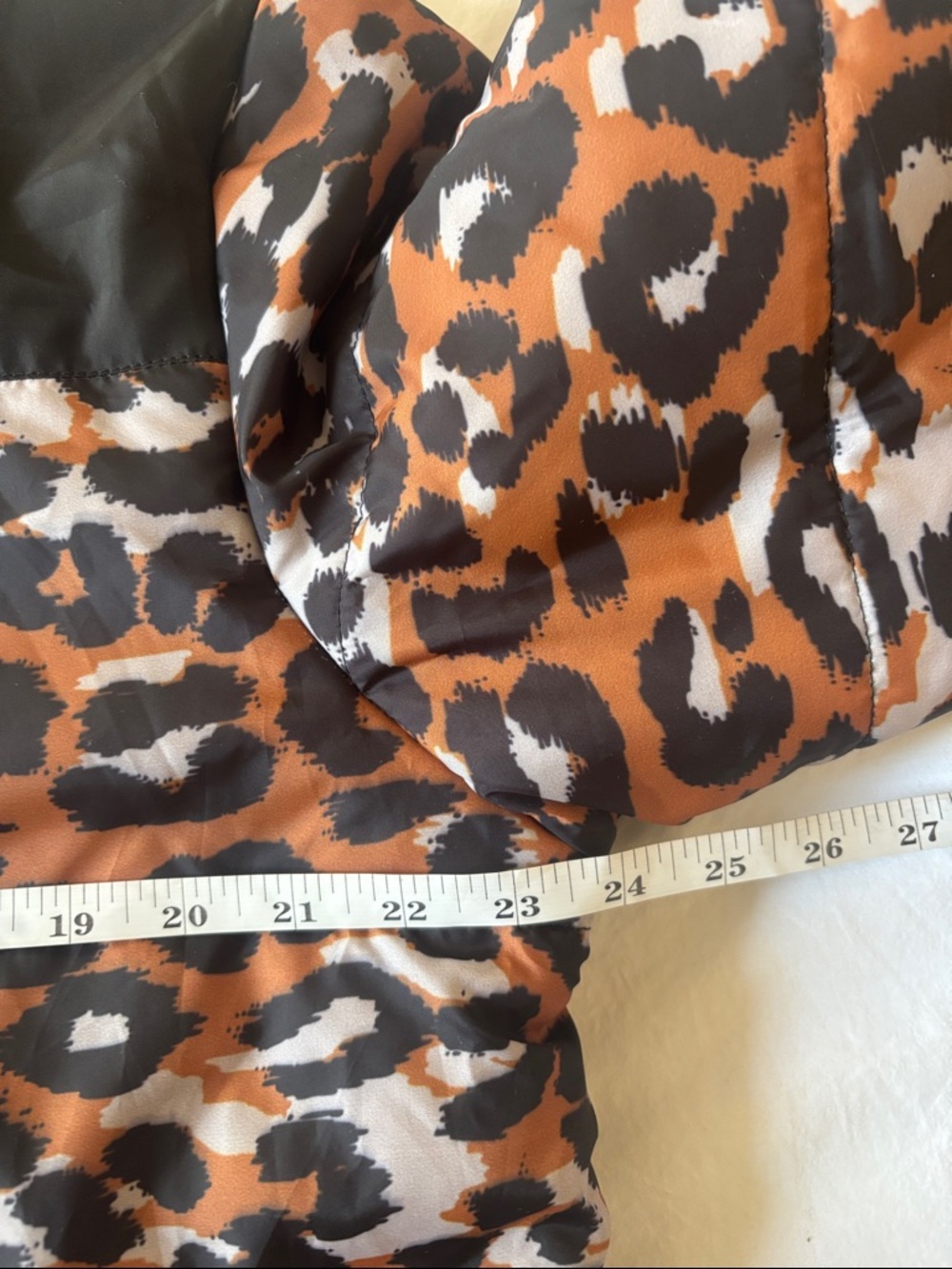 Daisy Street Leopard Print Puffer Jacket, Brown, 10 - Picture 7 of 8